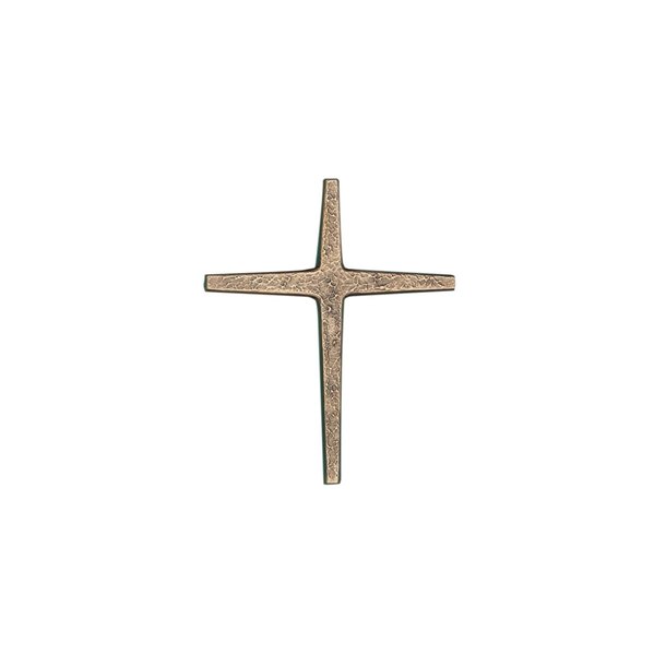 Kors i bronze - med struktur