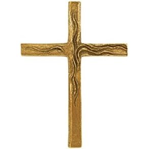 Vgkors med ornament, massiv bronze