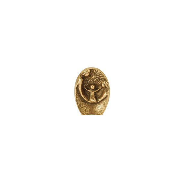 Betlehems-krybbe i bronze (figur)