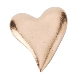 Hjerte i massiv bronze