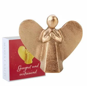 Englefigur i bronze: Velsignelse og tillid