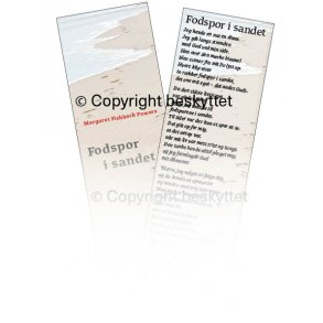 BOGMRKE: Fodspor i sandet