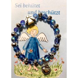 Armbnd med engel og hjerte