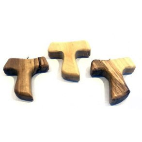 Halssmykke, TAU kors i oliventr