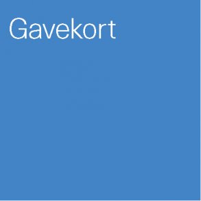 Gavekort